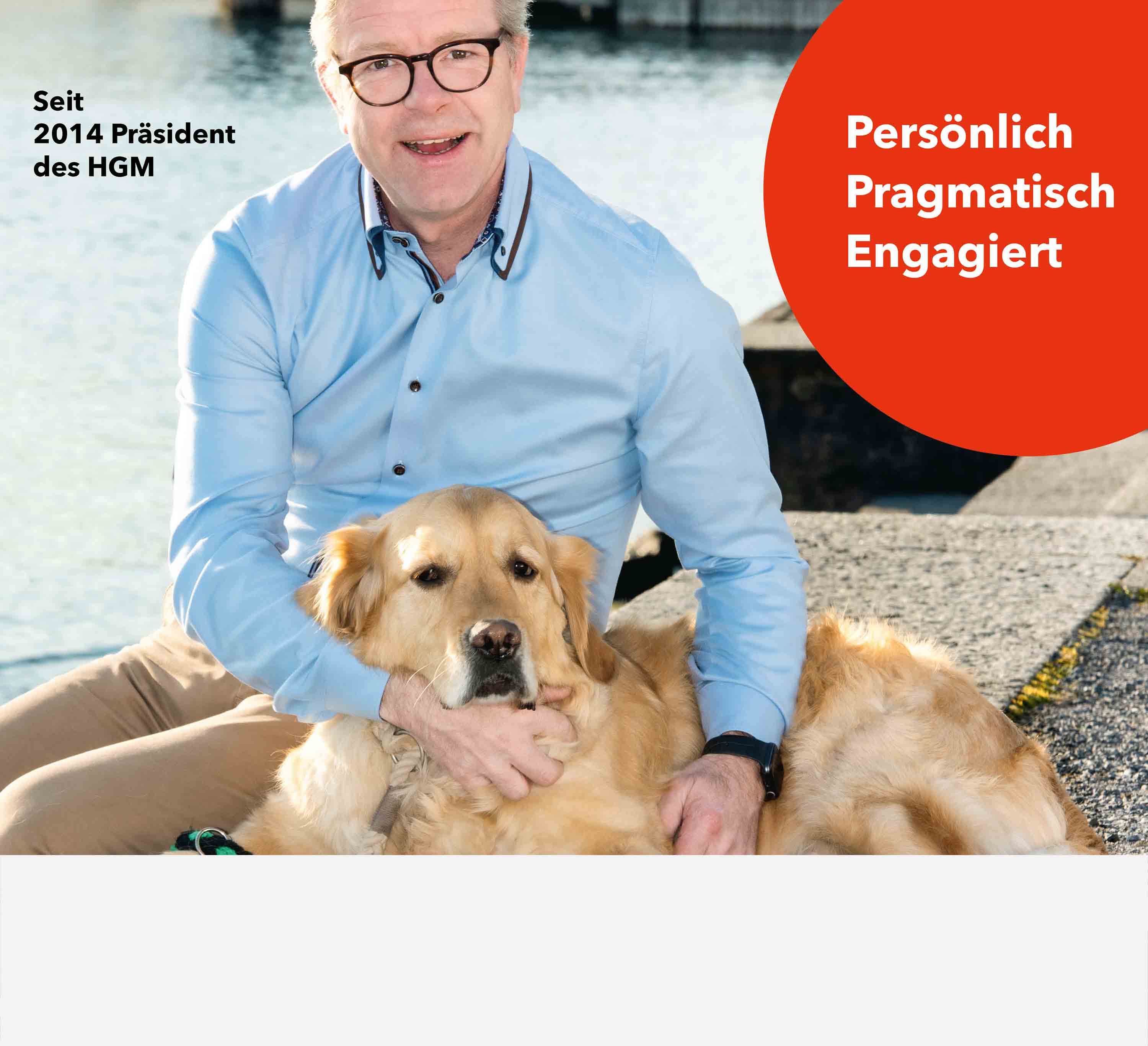 Plakat Werbung Wahlkampf Marcel Bussmann Meilen