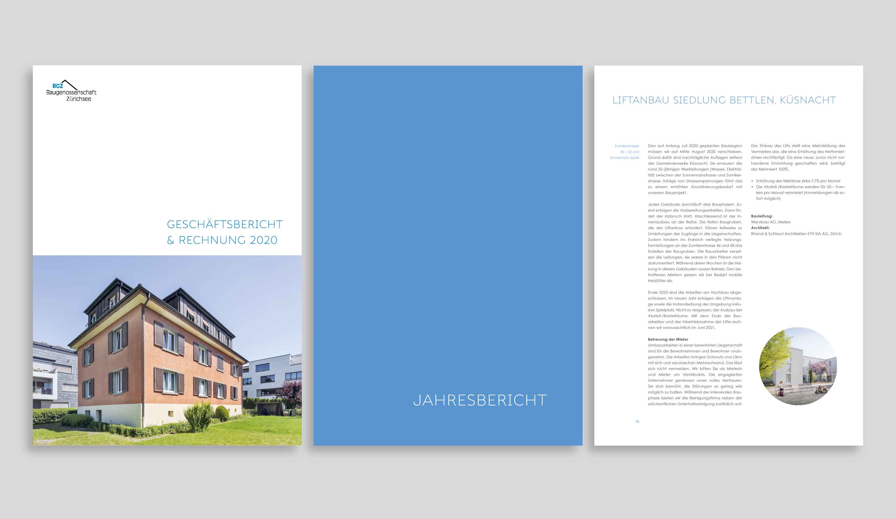Geschäftsbericht 2020, BGZ Baugenossenschaft Zürichsee Küsnacht