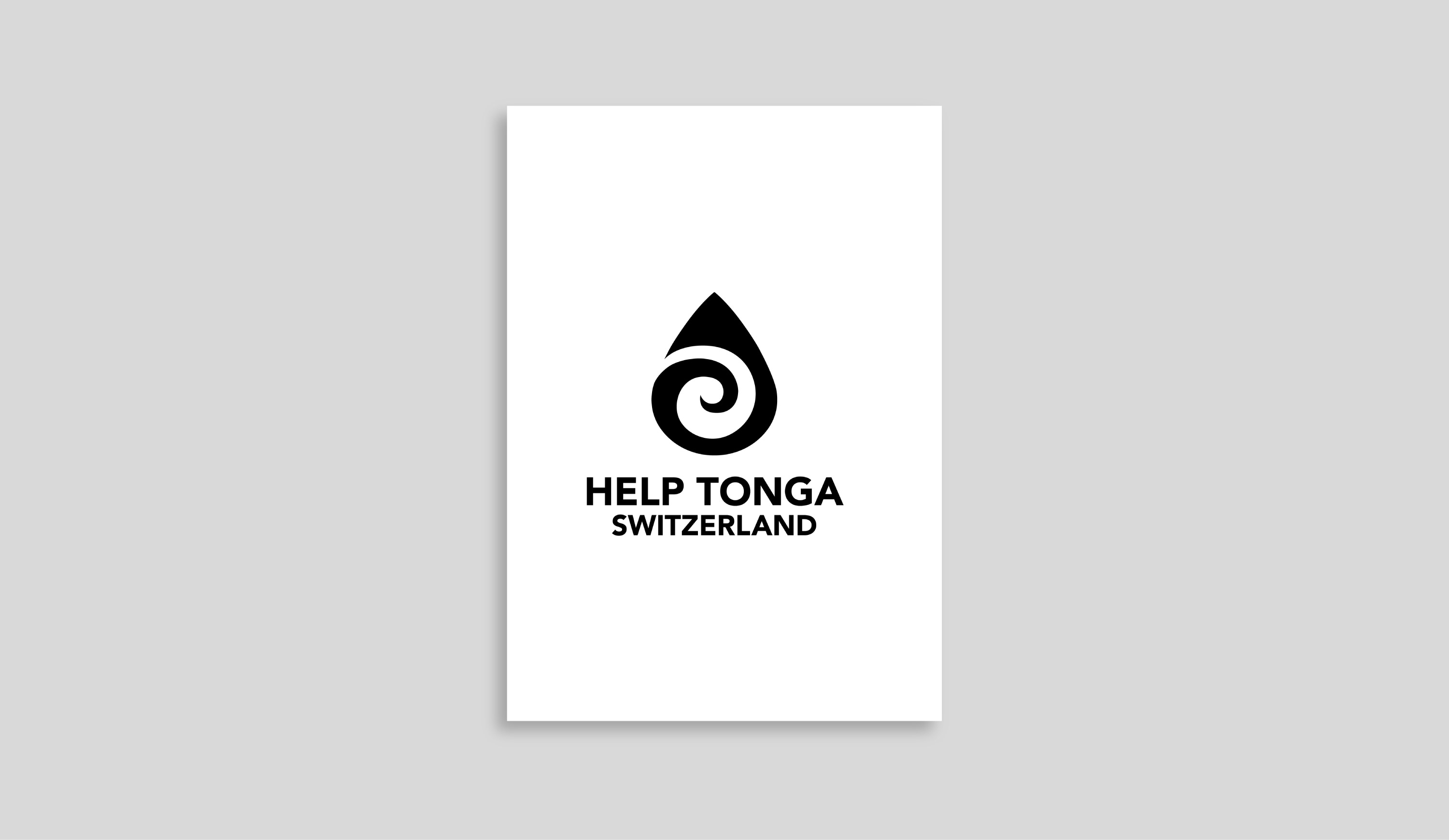 Branding Verein Help Tonga Switzerland